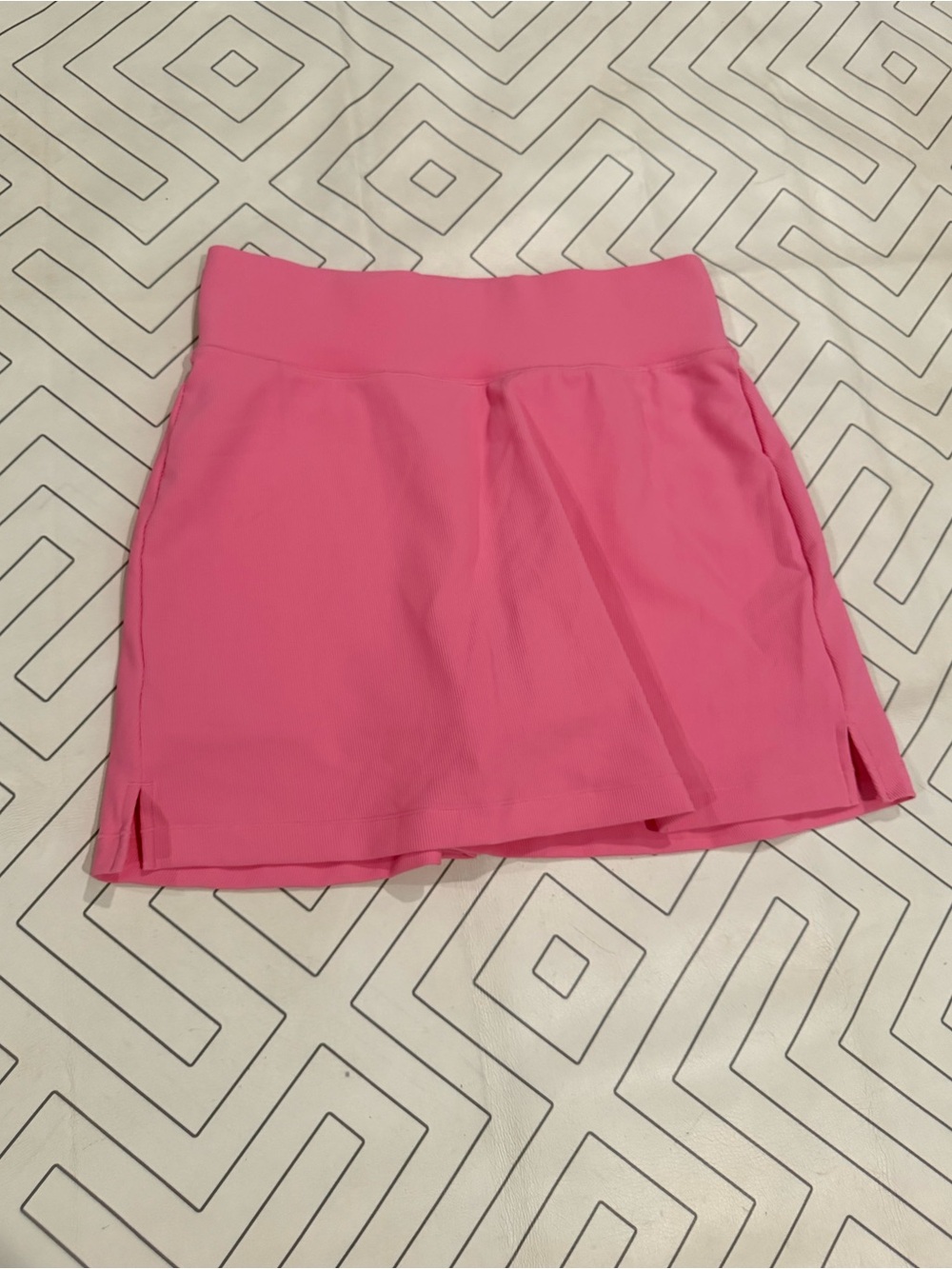 All Access Pink Ribbed Skort